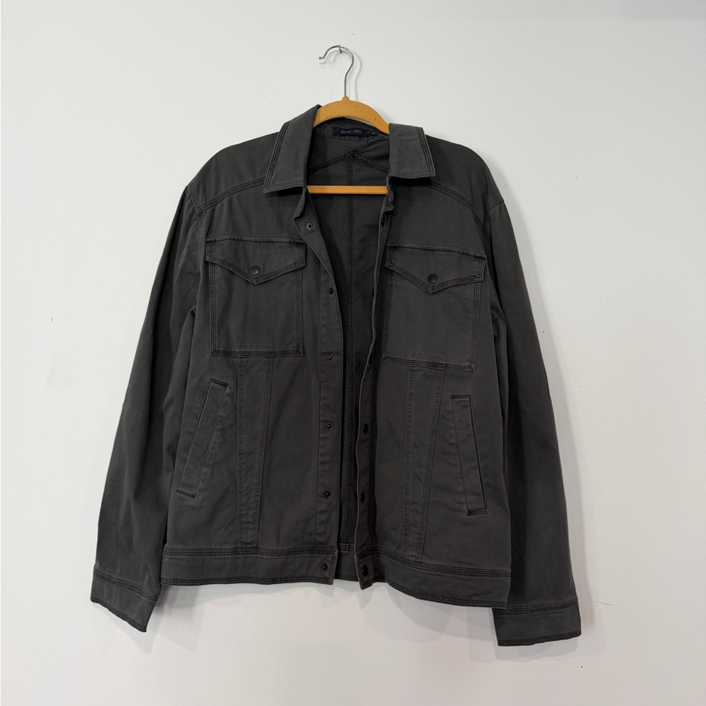 Michael Stars Men’s Charcoal Shirt Jacket